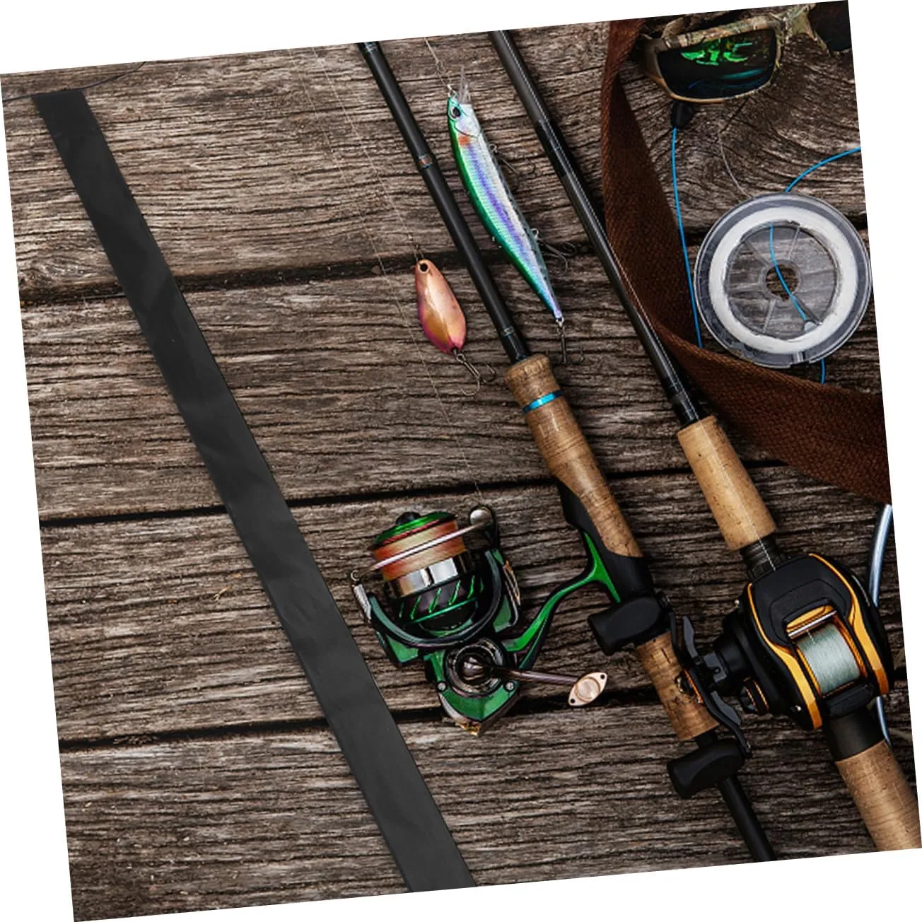 Fishing Rod Bag Portable Fishing Gear Case for Travel Protective Sleeve Organizer for Rods and Supplies