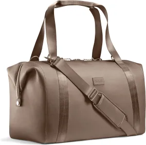 Fit & Fresh Premium Neoprene Weekender Bag With Trolley Sleeve - Large Overnight, Carry-on, Duffel, Gym, and Hospital Bag for Labor & Delivery