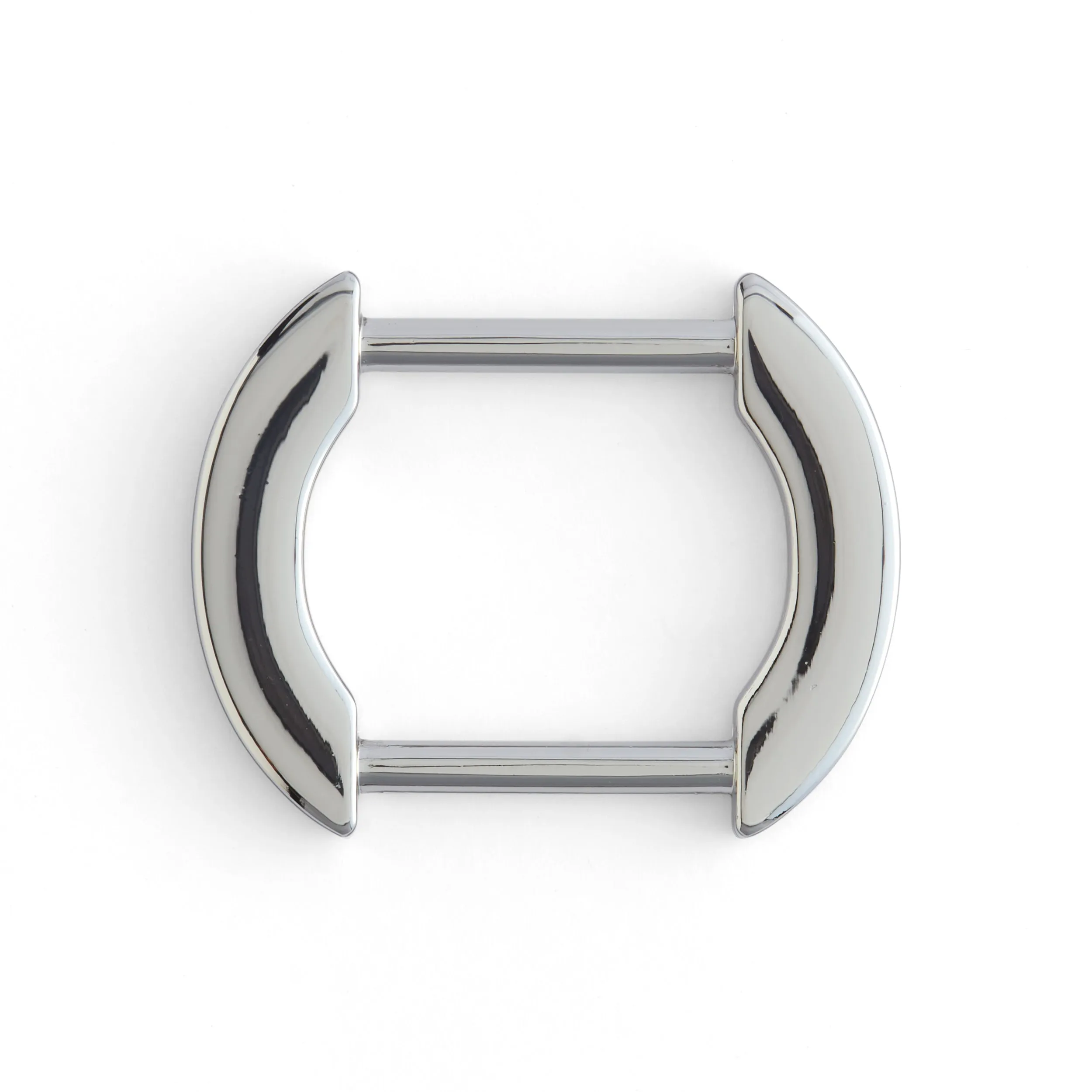 Flat Arch Strap Ring Nickel Plate