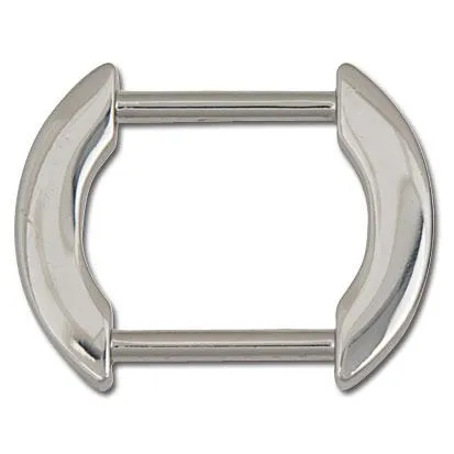 Flat Arch Strap Ring Nickel Plate