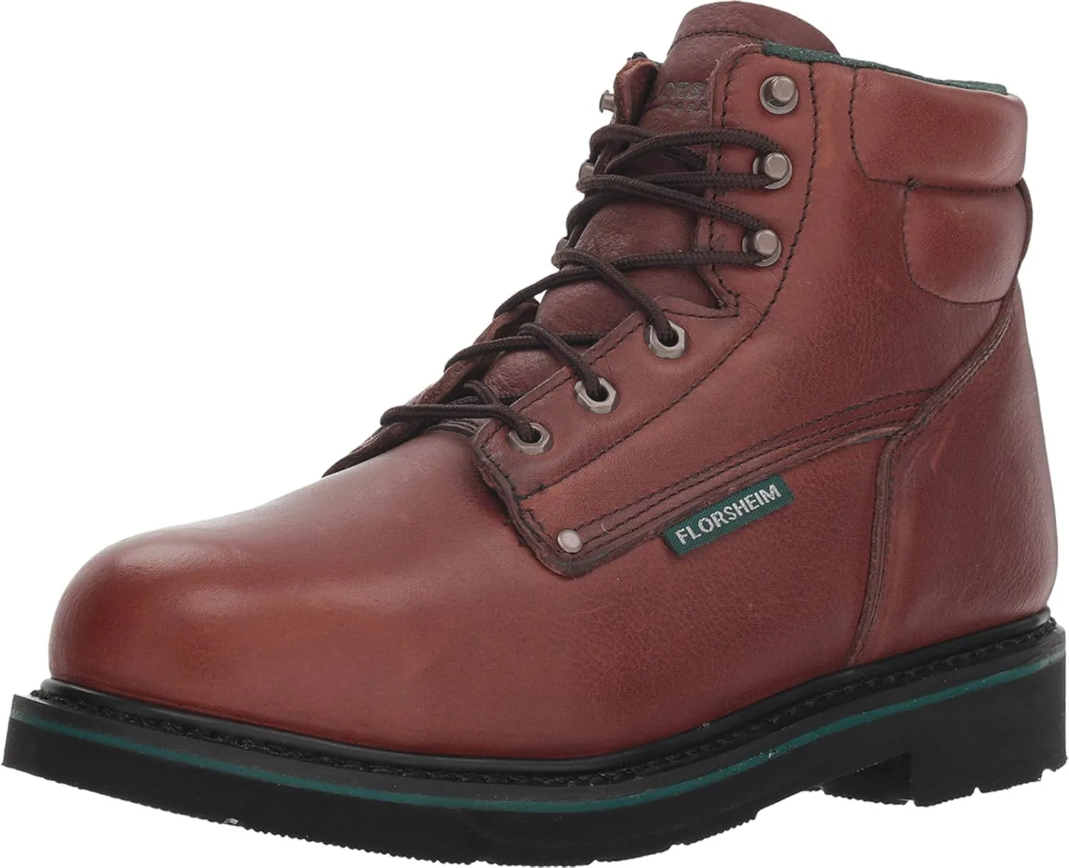 Florsheim Work Utility Men's 6" Steel Toe Work Boot Black Walnut - 11 X-wide