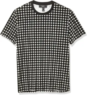 Forever 21 Men's Velvet Houndstooth Tee