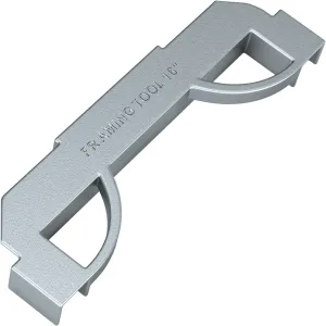 Framing Tools, 16'' On-Center Stud Layout Tool, Premium Aluminum Stud Framing Spacing Tool, Precision Measurement Jig Tool for Framing Wall Roofs Floors Ladders