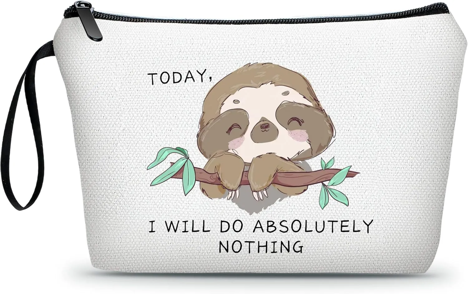 Friend Gifts for Women & Teen Girls - Sloth Cosmetic Make Up Bag & Funny Gifts for Christmas