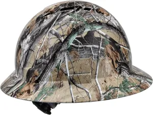 Full Brim Hard Hat - OSHA Safety Helmet Durable Lightweight Carbon Fiber Hard Hat, 6-Point Ratchet Suspension Protective Gear for Men and Women