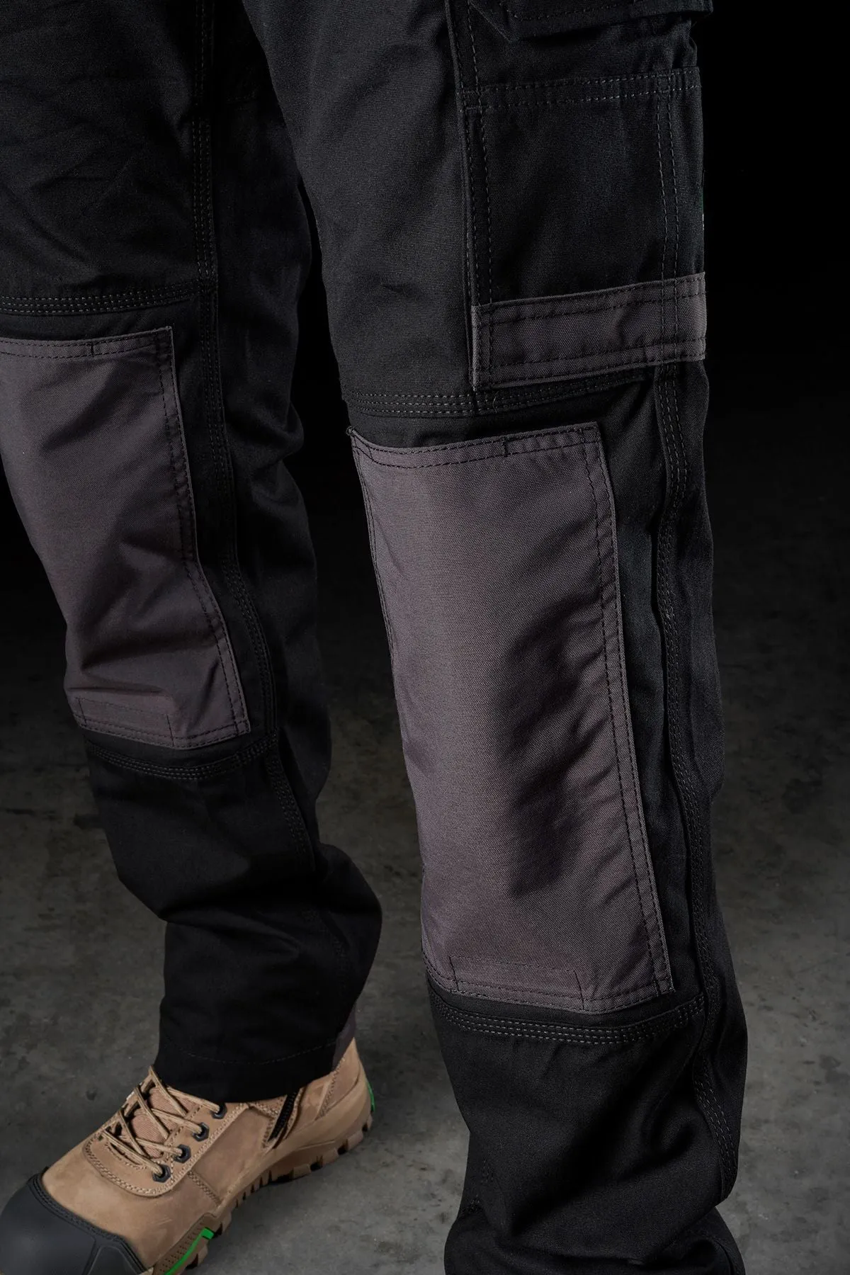 FXD Men's WP-1 Original Cargo Work Pants - Black