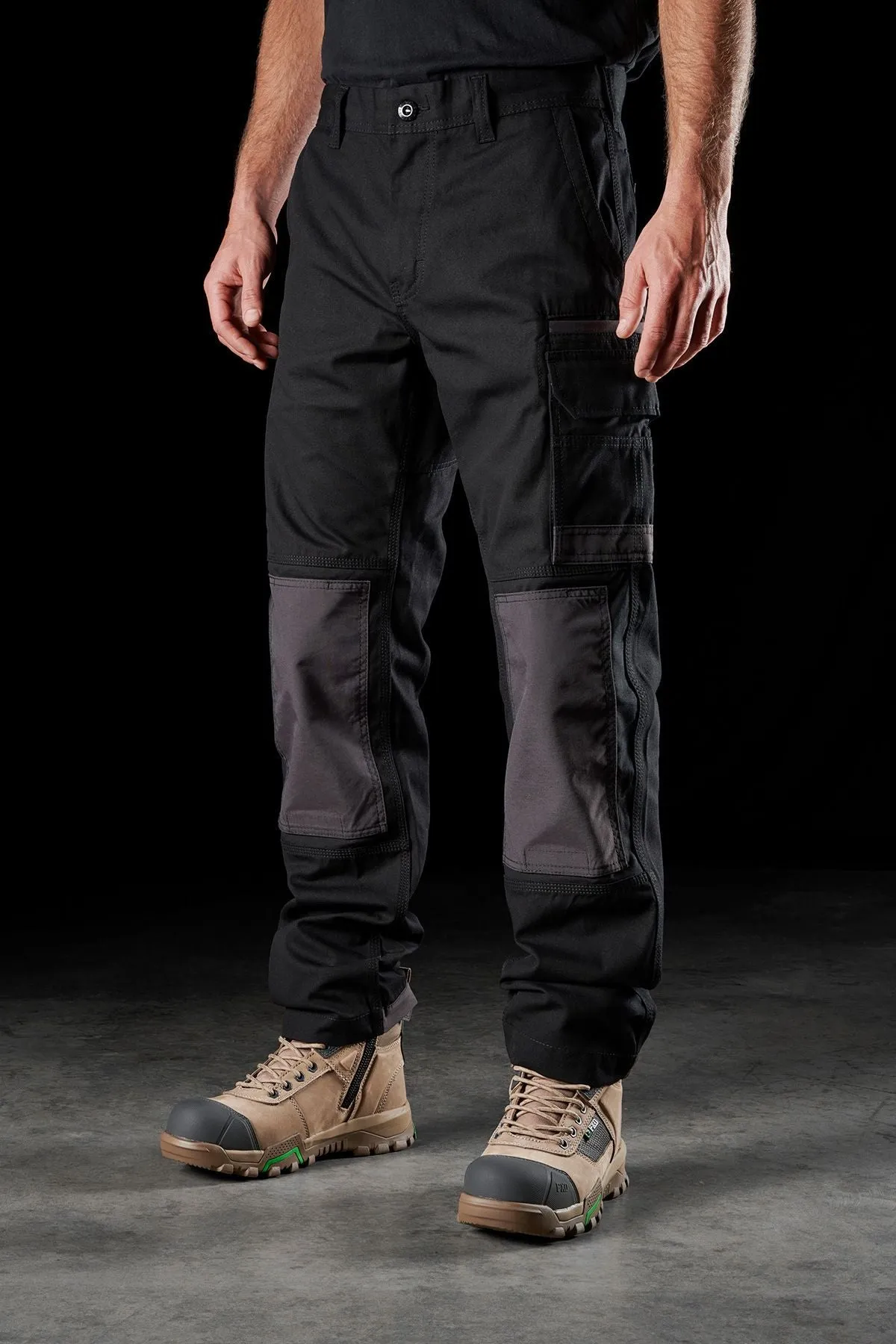 FXD Men's WP-1 Original Cargo Work Pants - Black