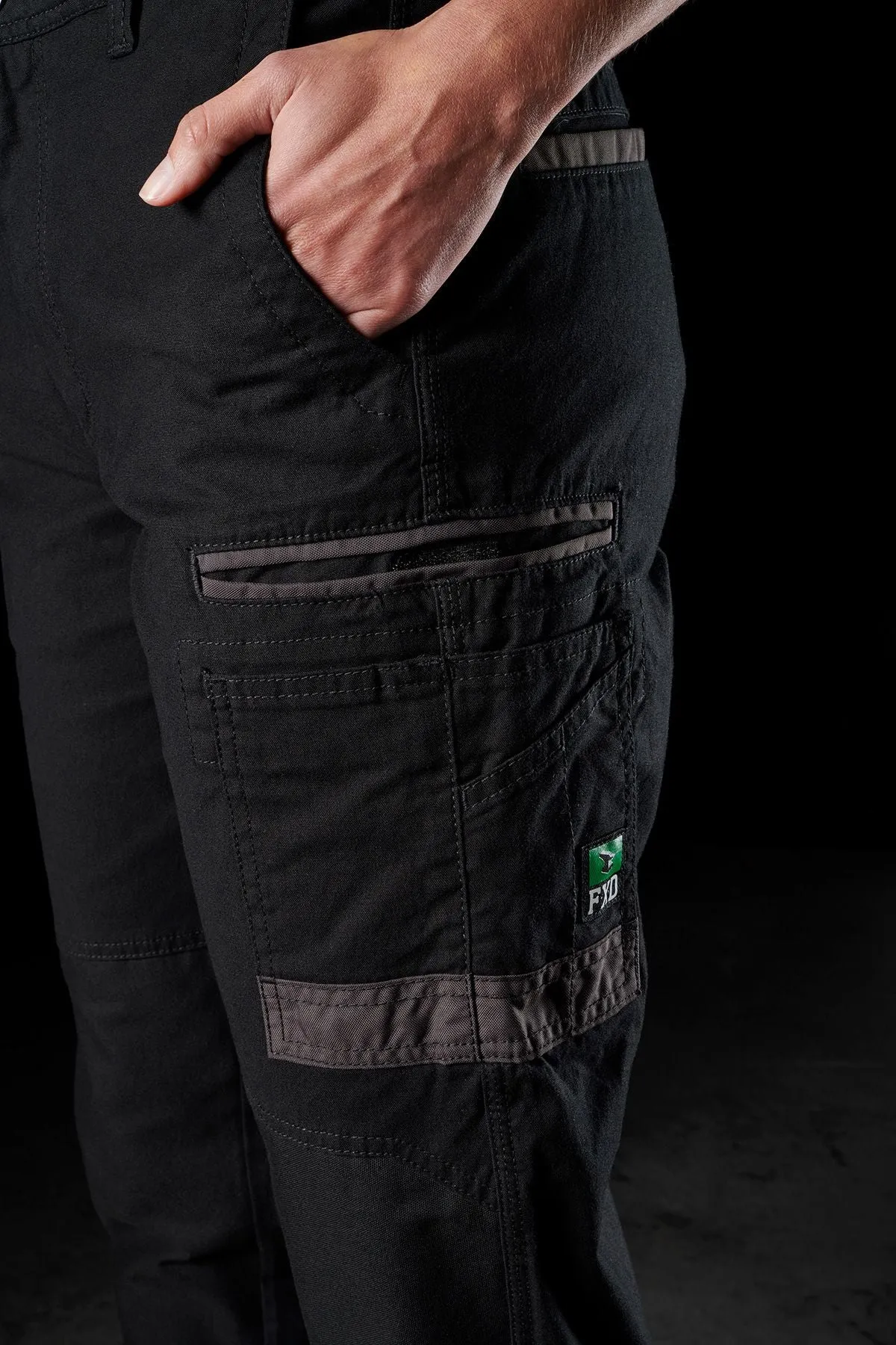 FXD Women's WP-3W Stretch Work Pants - Black