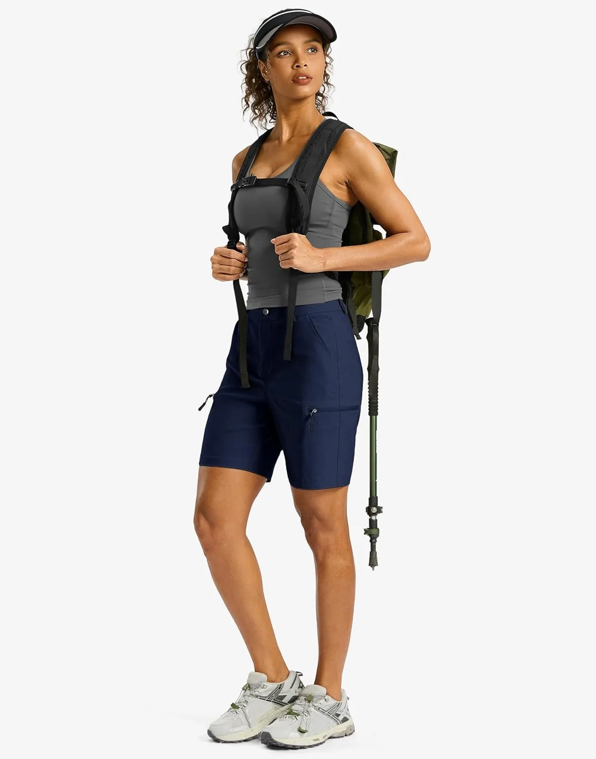 G Gradual Women's 7" Hiking Cargo Shorts Quick Dry Lightweight Golf Outdoor Work Summer Travel Shorts with Pockets