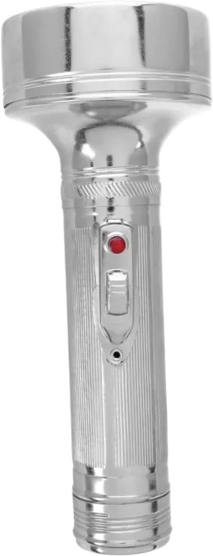Gadpiparty Old-Fashioned Iron Flashlight Vintage Aesthetic Boys and Girls Treasure Hunt Portable Battery Operated Night