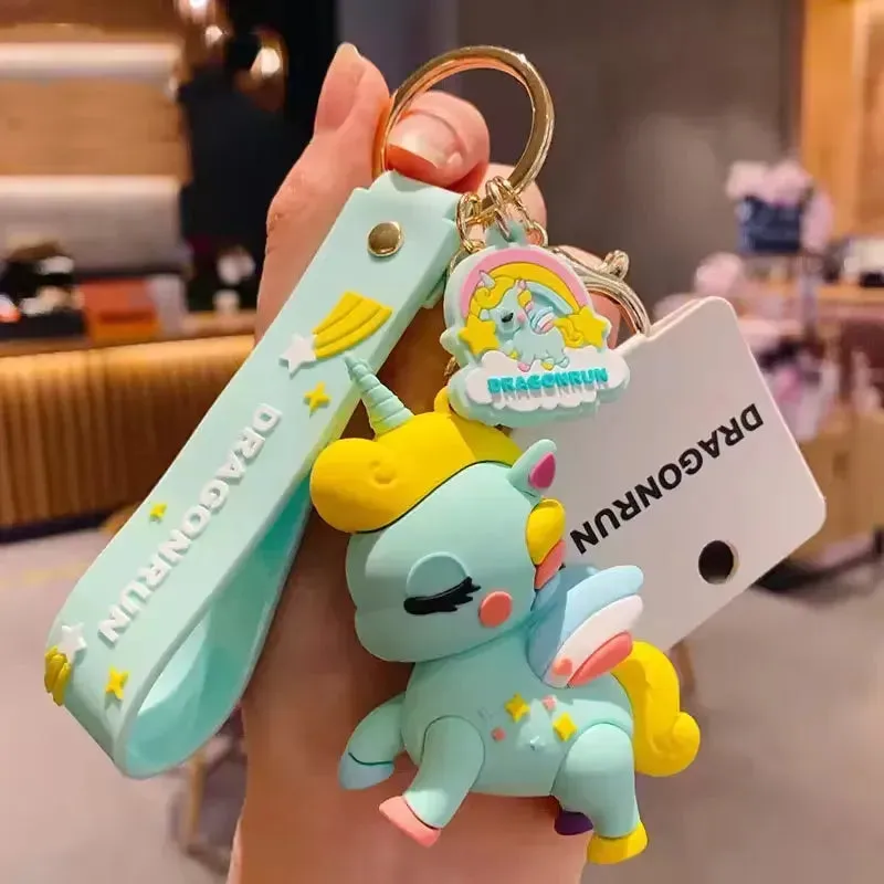 Galloping Galaxy Unicorn Keychain