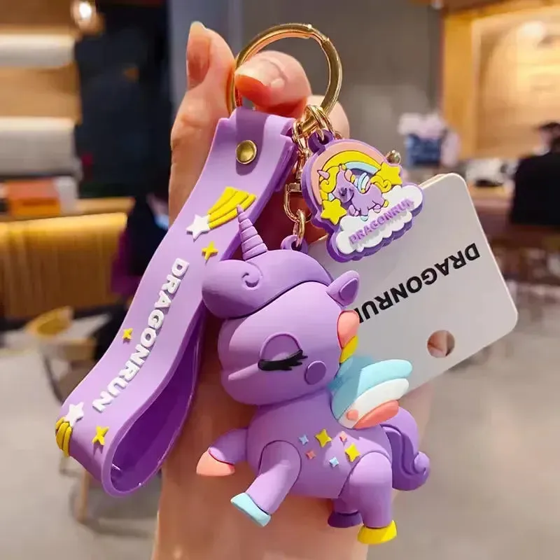 Galloping Galaxy Unicorn Keychain