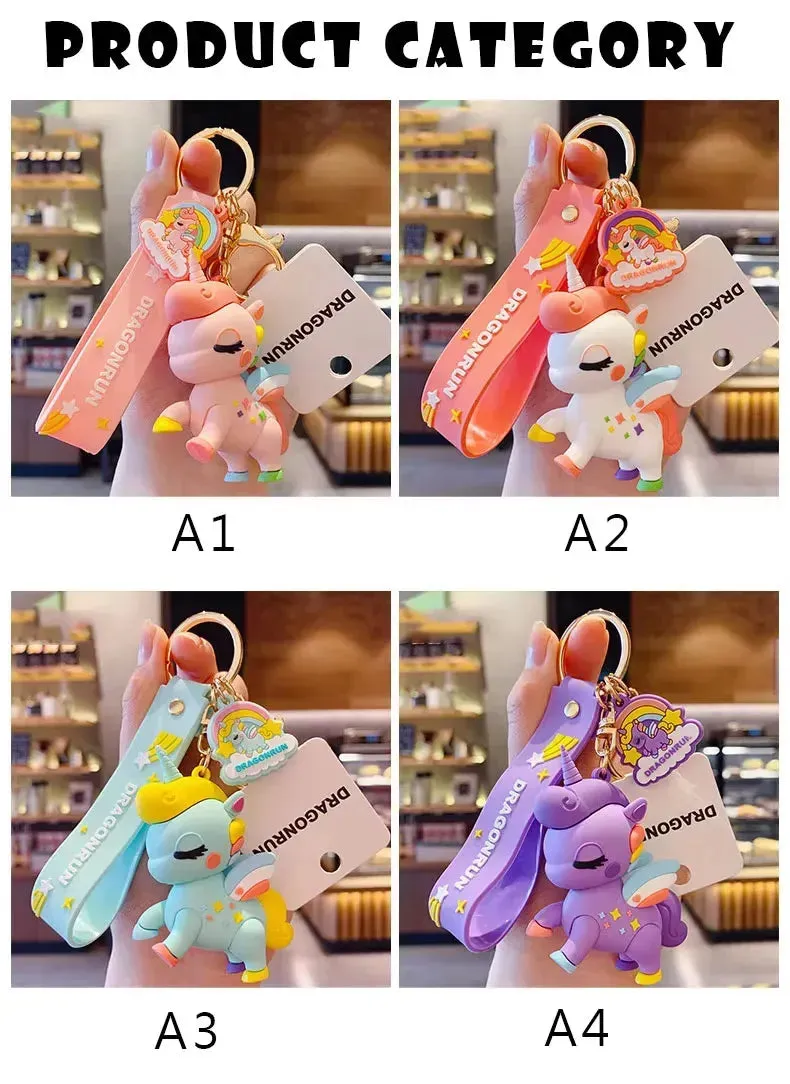 Galloping Galaxy Unicorn Keychain