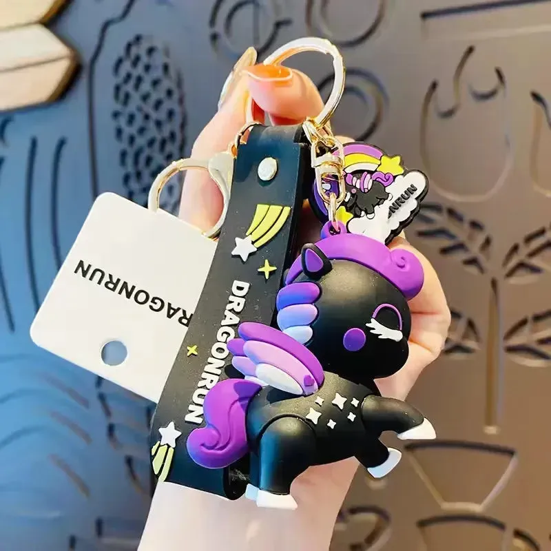 Galloping Galaxy Unicorn Keychain