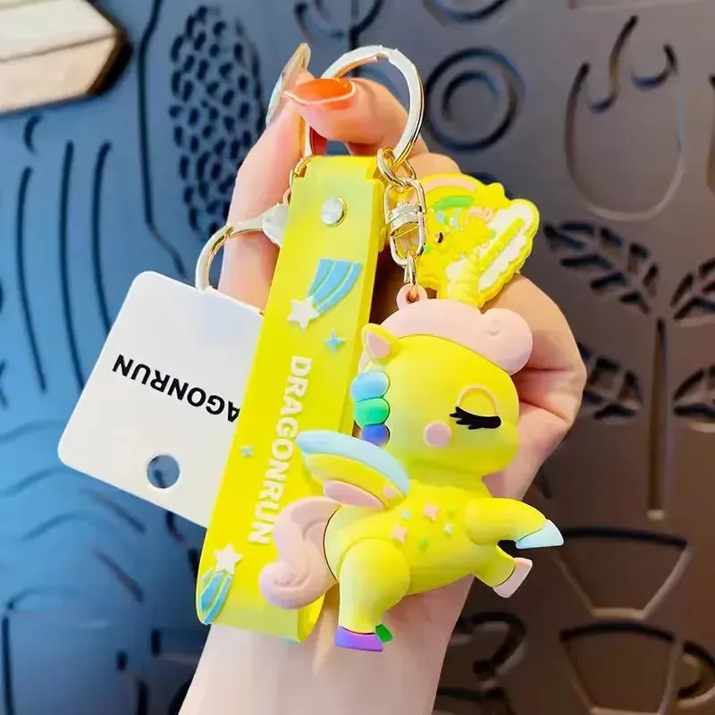 Galloping Galaxy Unicorn Keychain