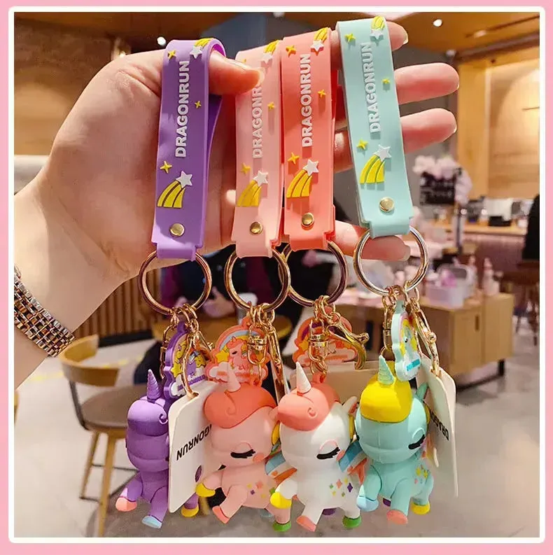 Galloping Galaxy Unicorn Keychain