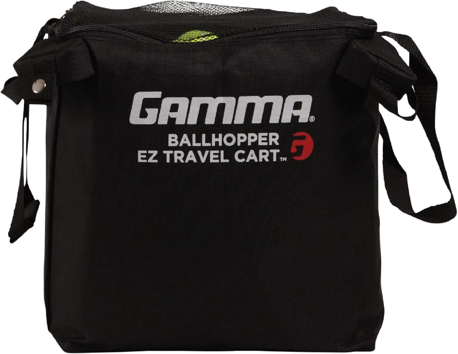 GAMMA Sports EZ Travel Cart, Tennis & Pickleball Hopper, Portable Compact Design, Sturdy Lightweight Construction, 150 or 250 Capacity Available, Premium Carrying Case Included