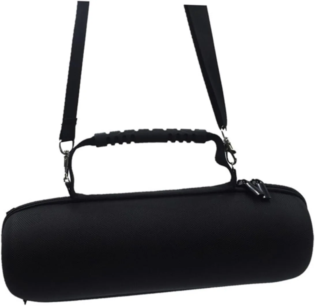 Garneck Eva Portable Speaker Storage Bag with Shoulder Band Protective Carrying Case for Charge Design with Bungee Band for Secure Storage for Travel and Home