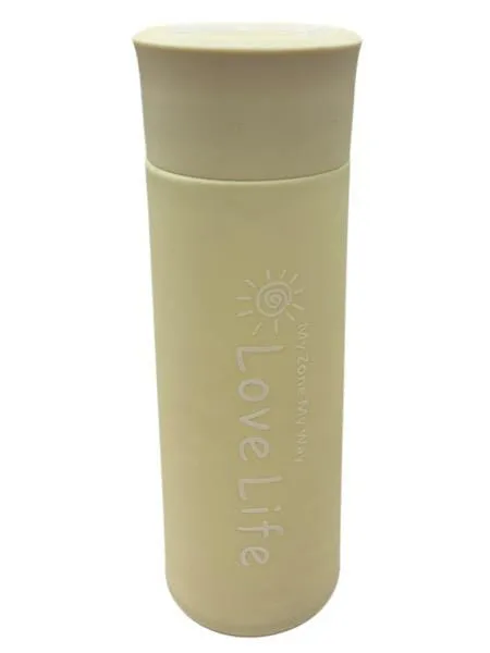 Gift Water Bottle ClarityQuench Plastic Glass Bottle –400ml (pack of 1 )