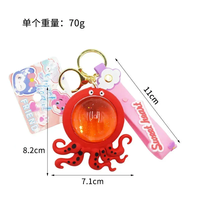 Glitter Critters Liquid Keychain