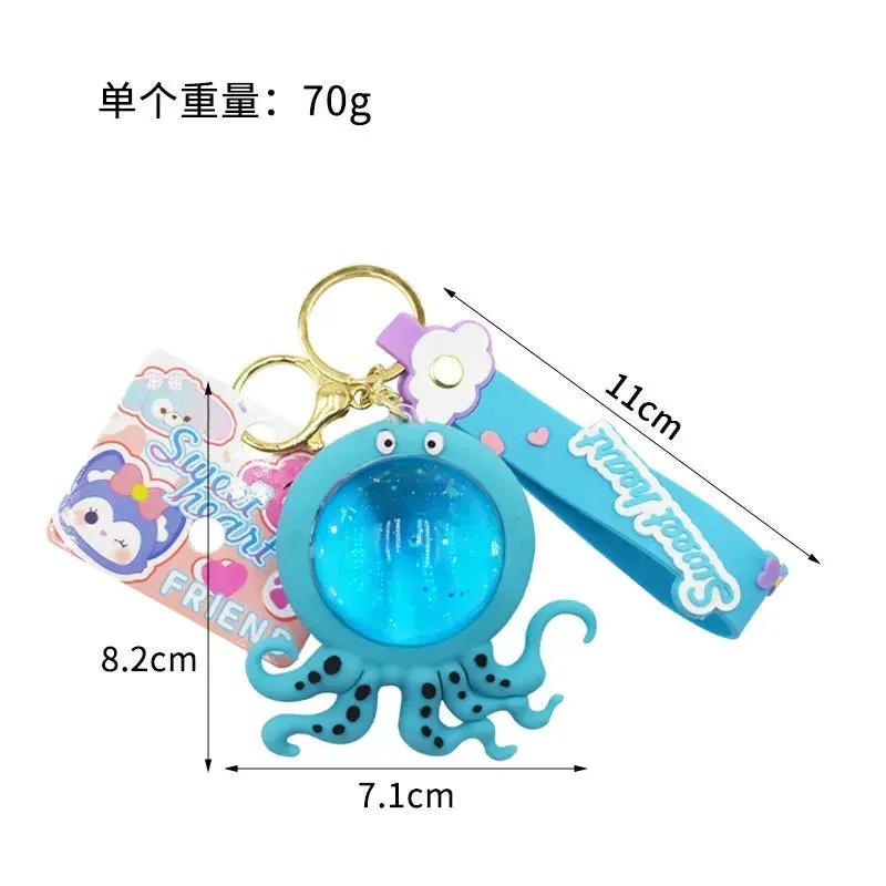 Glitter Critters Liquid Keychain