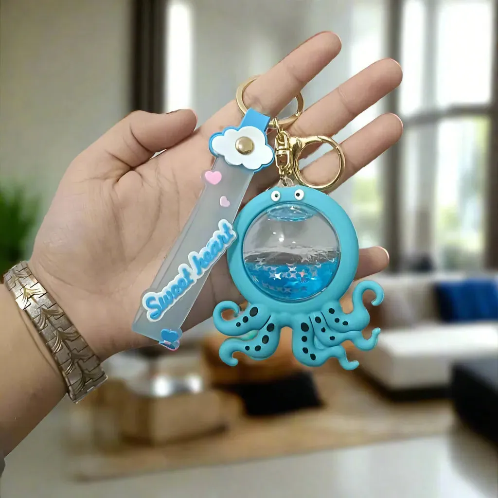 Glitter Critters Liquid Keychain
