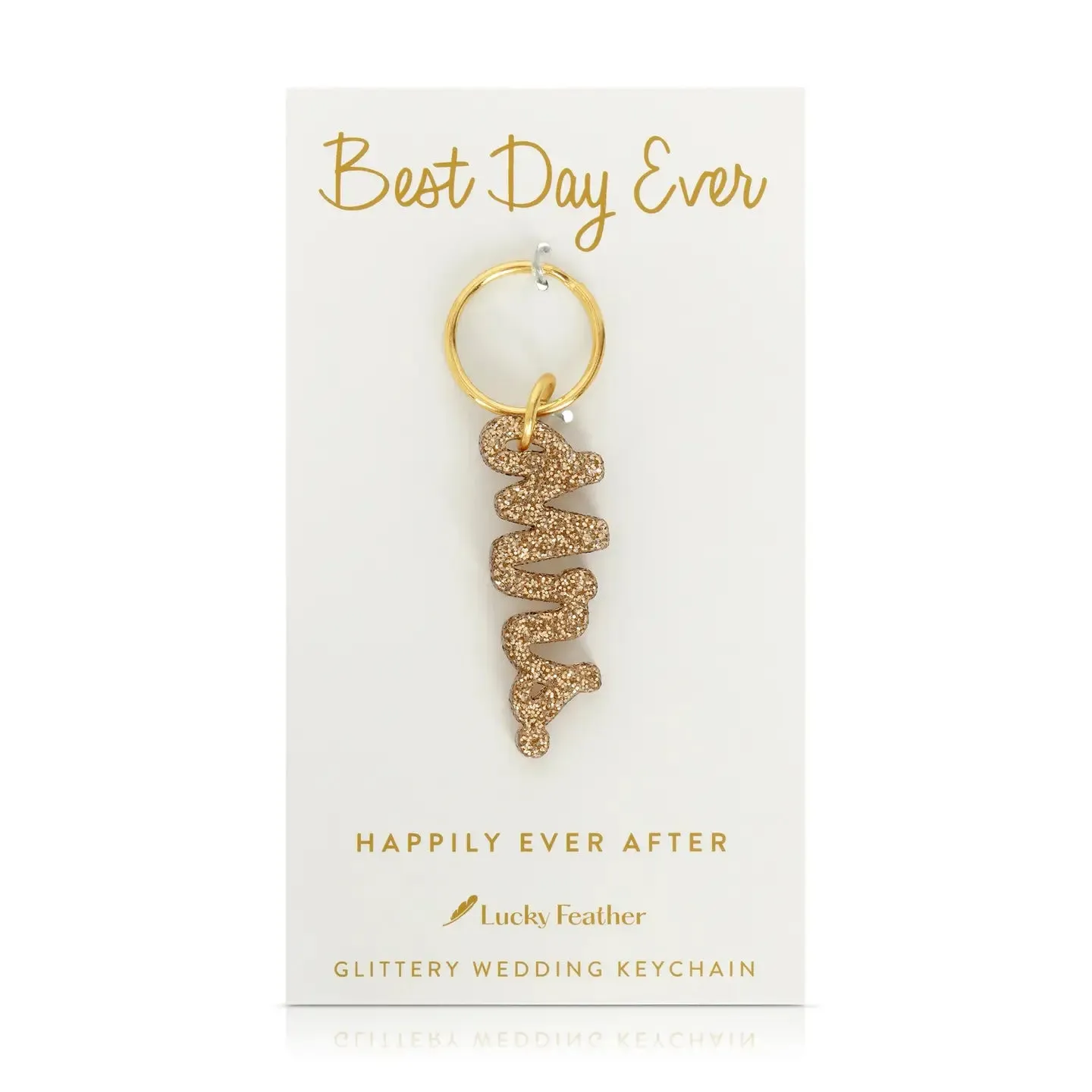 Glitter Keychain - Mrs.