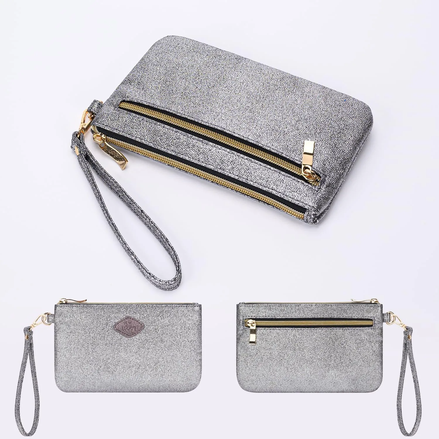 GM LIKKIE Wristlet Purse for Women, Evening Clutch Purse with strap for Party and Prom, Beach Bag for Summer