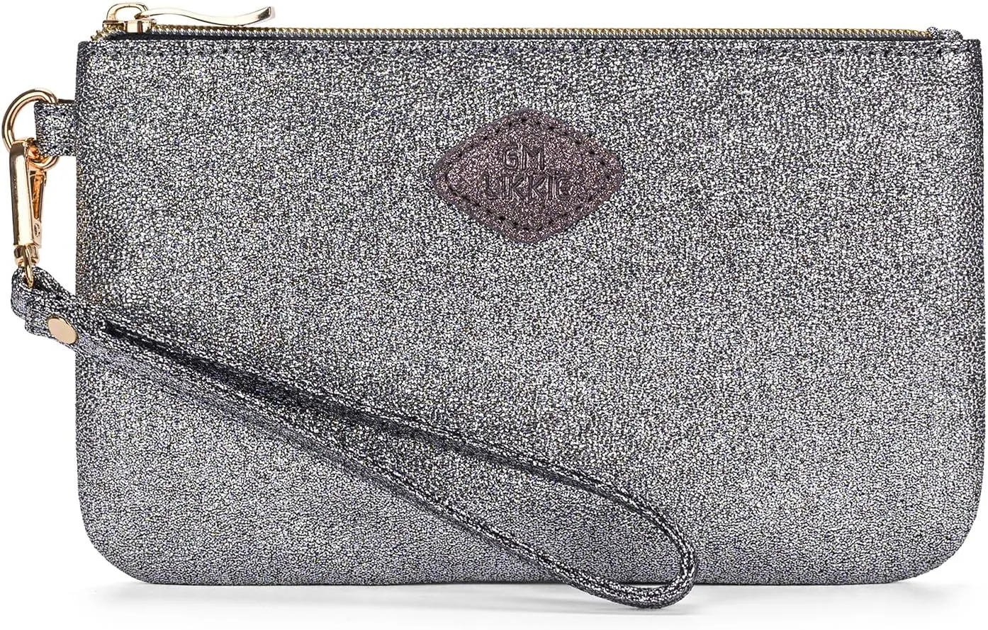 GM LIKKIE Wristlet Purse for Women, Evening Clutch Purse with strap for Party and Prom, Beach Bag for Summer
