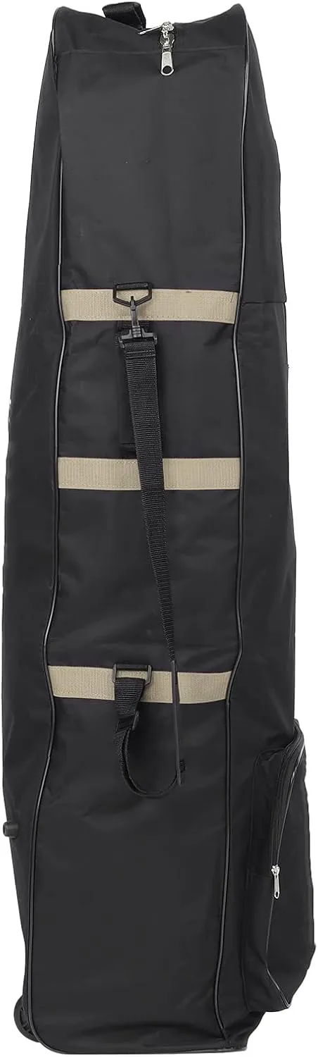Golf Club Case, Foldable Golf Travel Bag with Wheels Lockable Storage Pouch for Club Easy Travel