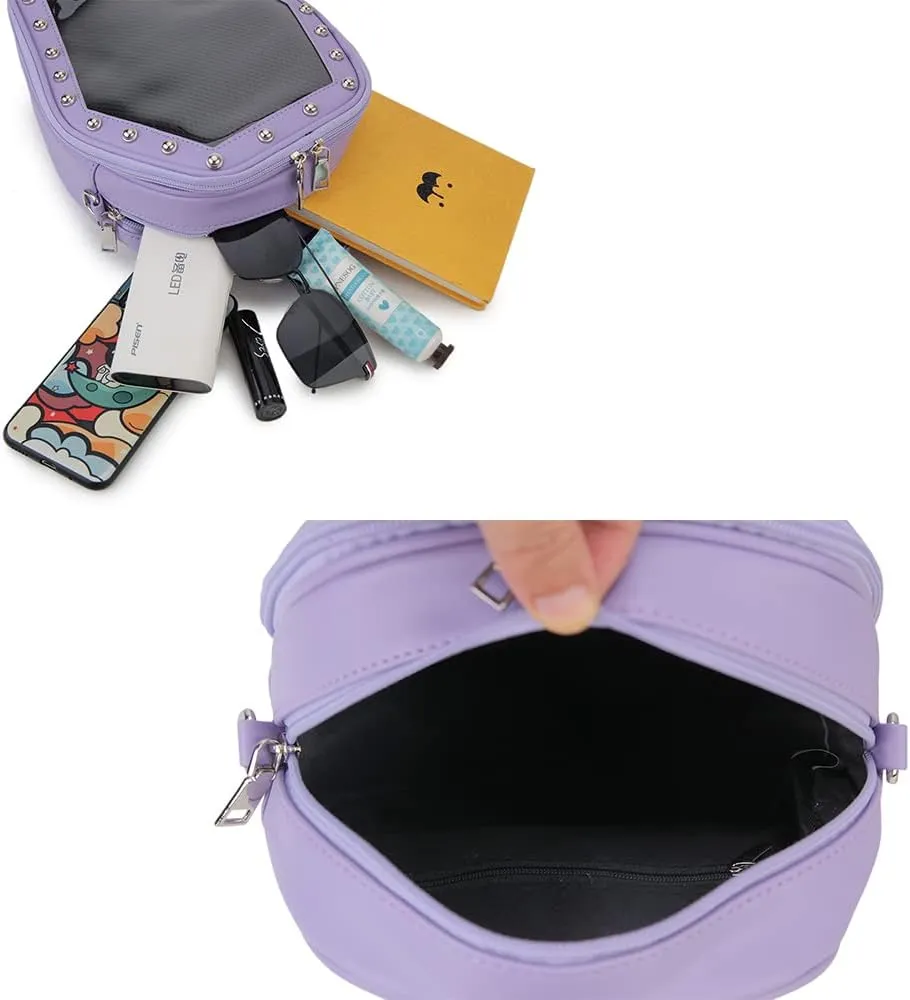Gothic Coffin Shape Fashion Purses and Handbags for Women Halloween Shoulder Bag Backpack