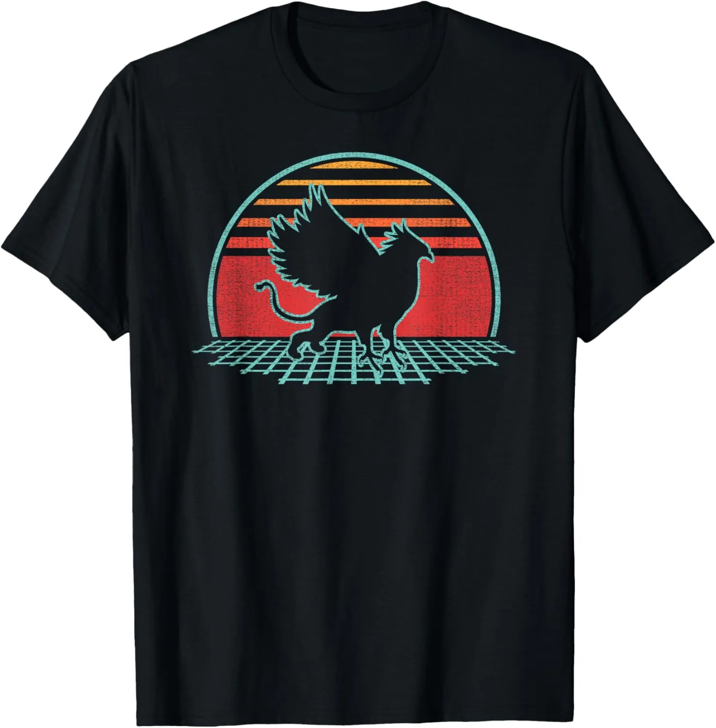 Griffin Retro Vintage 80s Style Gift T-Shirt