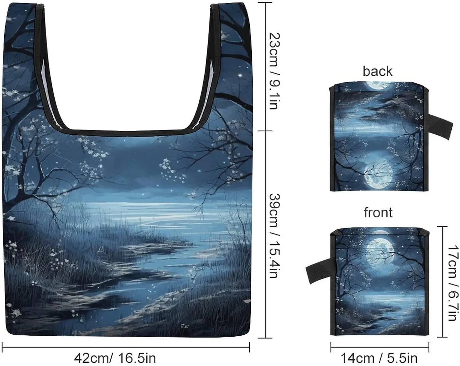 Grocery Bag Reusable Tote Bag Foldable Cat And A Skeleton Shopping Bag Handbag Washable Shoulder Bag for Travel