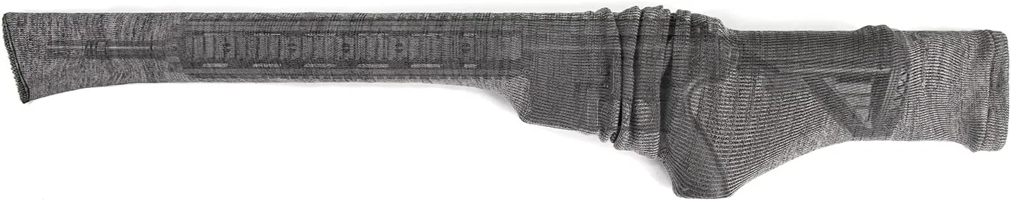 GUGULUZA 6-Pack Extra-Thick Gun Socks for Rifle and Shotguns, 54” Knit Silicone-Treated Rifle Sock Long Guns Sleeves for Storage