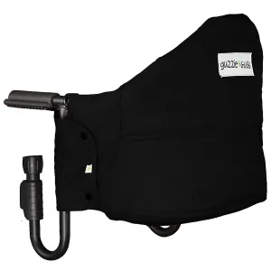 guzzie Guss Perch Clip On Table Chair – Easy and Secure Setup for Travel (Including Restaurants, Picnics), at Home (Kitchen Islands, Dining Tables) with Machine Washable Fabric, Black