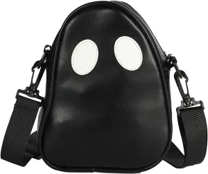 Halloween Purse Novelty Ghost Purse for Women Men Cute Crossbody Bag Satchel Bag Novelty Shoulder Bag
