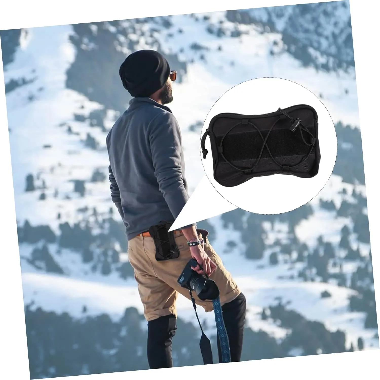 HANABASS Pcs Cycling Waist Pouch Nylon Multi-use Sports Bag for Outdoor Adventures Compartments for Electronics