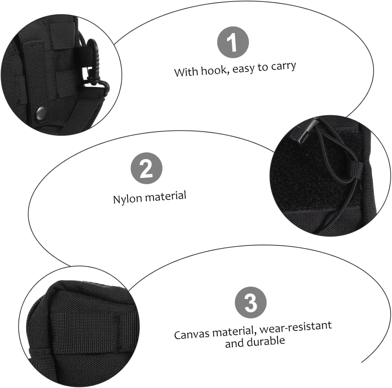 HANABASS Pcs Cycling Waist Pouch Nylon Multi-use Sports Bag for Outdoor Adventures Compartments for Electronics