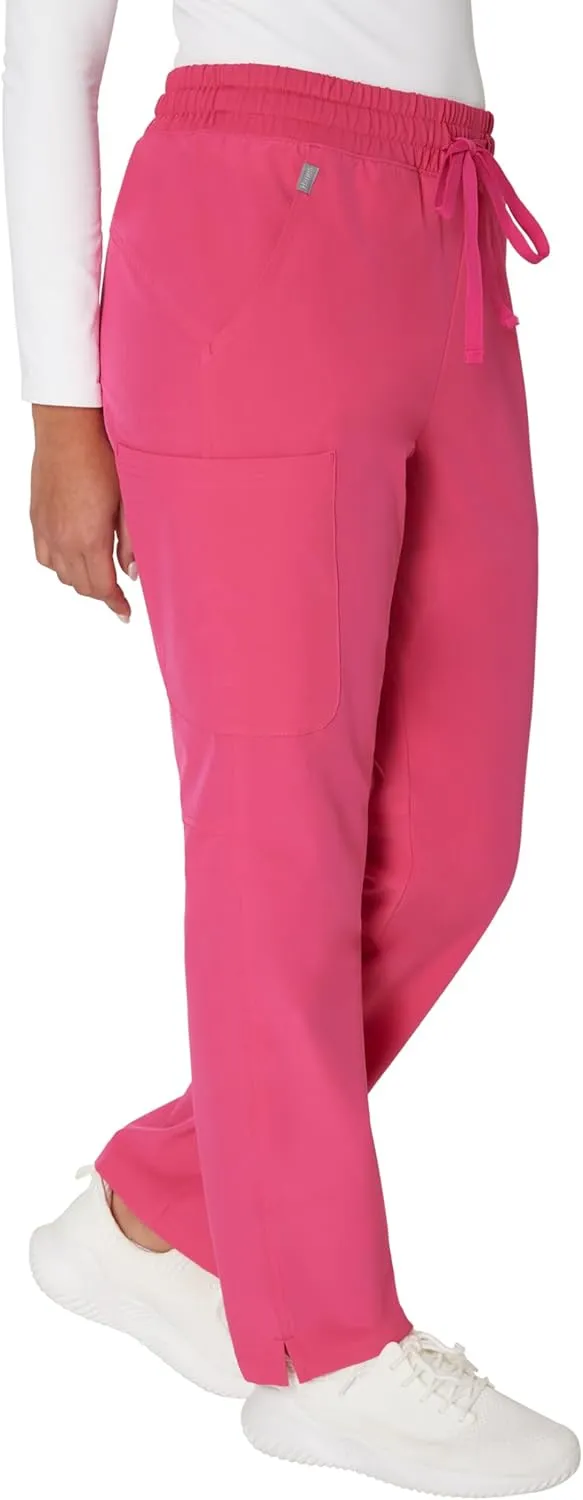 Hanes Women's Comfort Fit Scrub Pants, Moisture-Wicking Healthcare Scrubs for Women, 3 Pockets