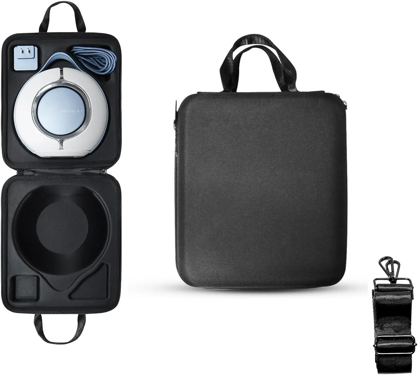 Hard Travel Case for Mania Portable Smart Speaker, Shockproof Protective Bag Compatible with D evialet Mania Home Storage Accessories