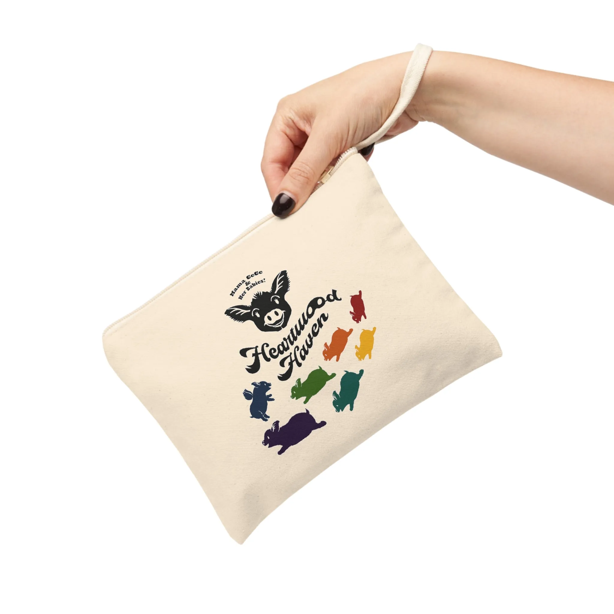 HEARTWOOD HAVEN - Mama CeCe & Her Babies! - Accessory Zipper Pouch