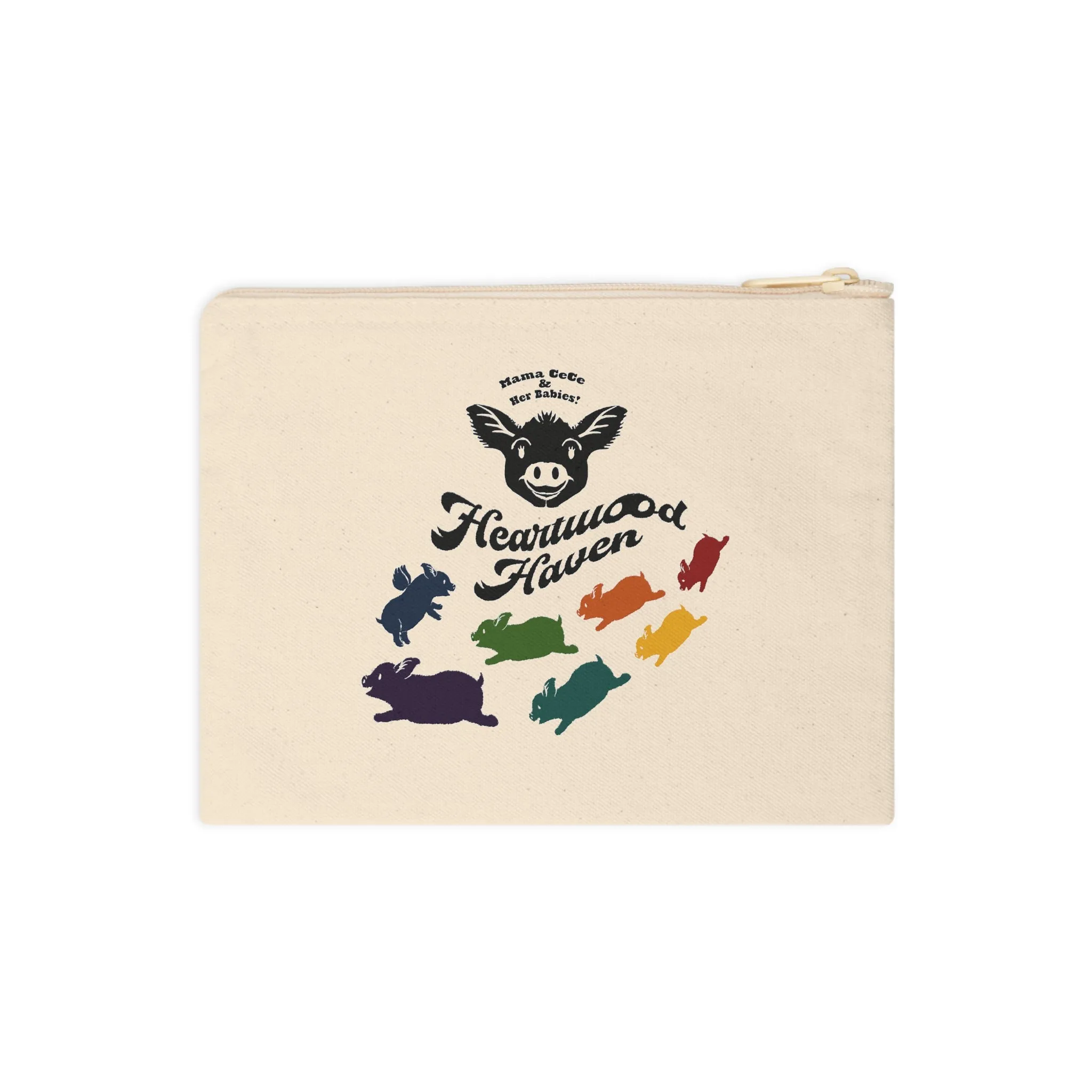 HEARTWOOD HAVEN - Mama CeCe & Her Babies! - Accessory Zipper Pouch