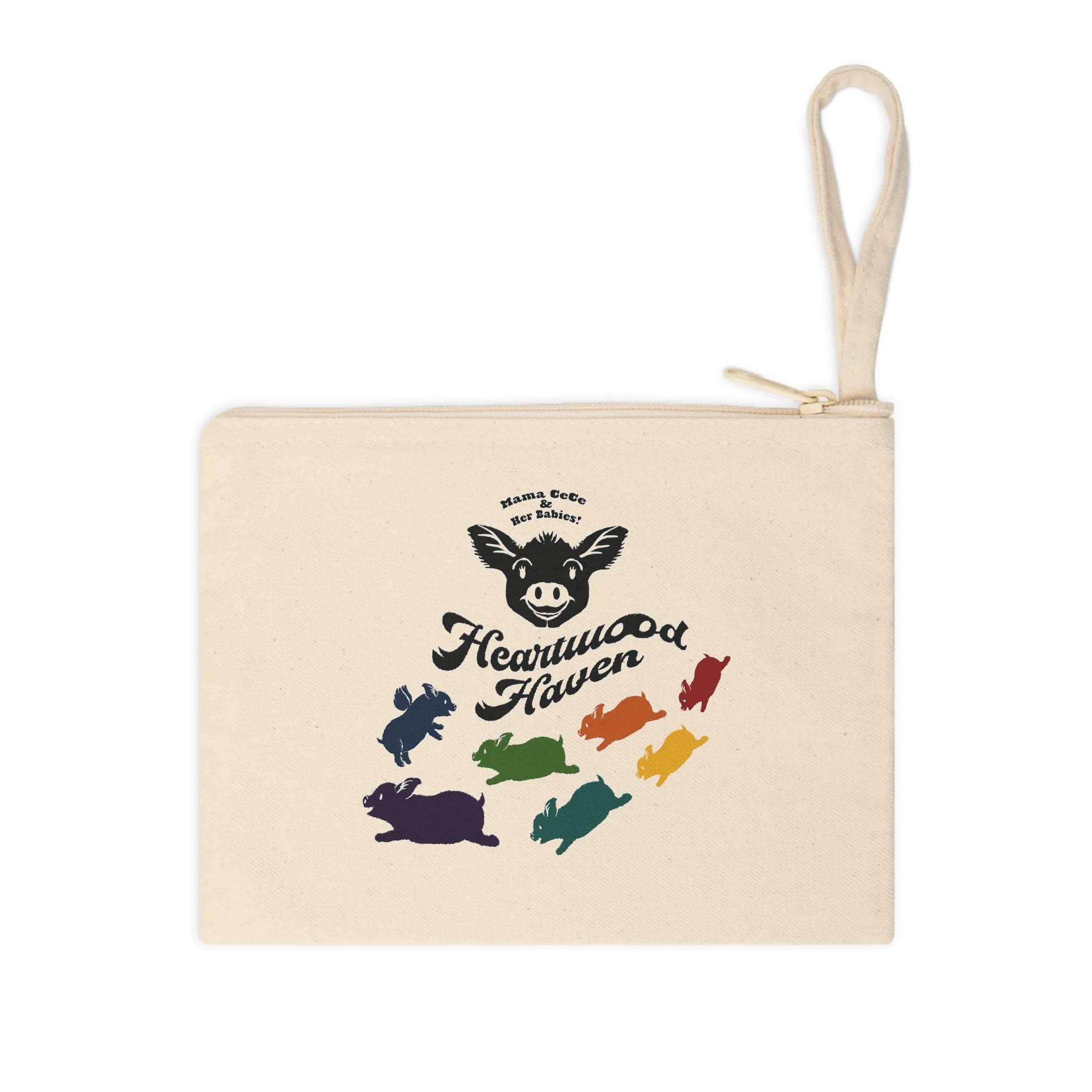 HEARTWOOD HAVEN - Mama CeCe & Her Babies! - Accessory Zipper Pouch