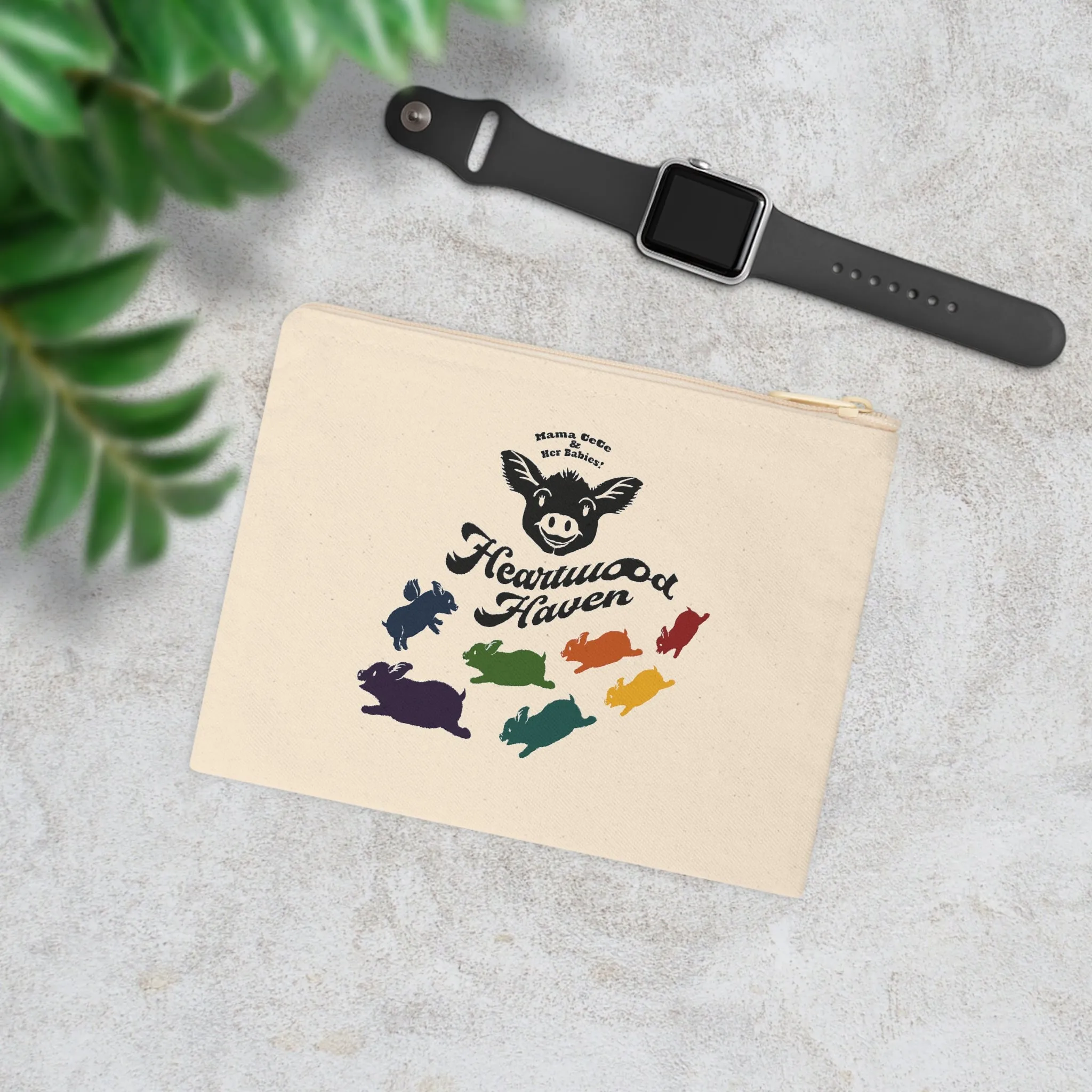 HEARTWOOD HAVEN - Mama CeCe & Her Babies! - Accessory Zipper Pouch