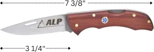 Heavy-Duty Cold Steel Folding Knife - Practical EDC & Outdoor Companion with 4034 Steel Blade