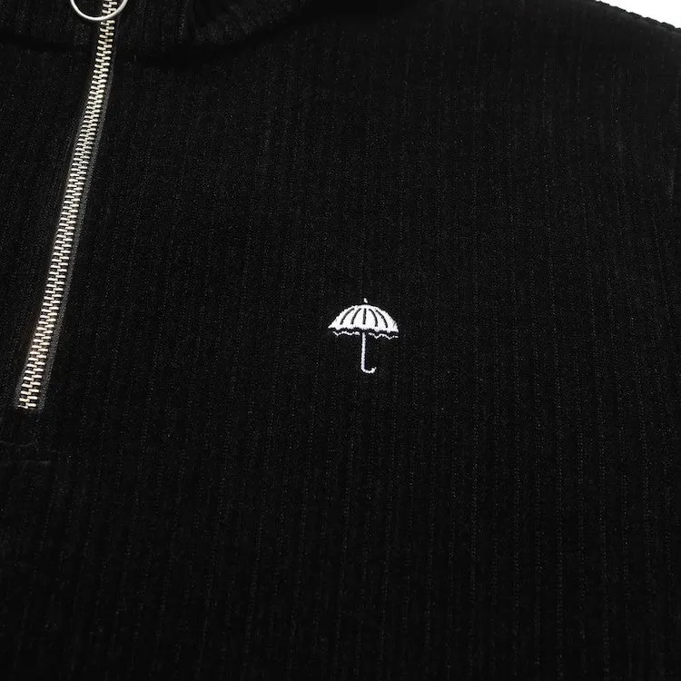 Helas Damerino Quarter Zip Sweatshirt Black