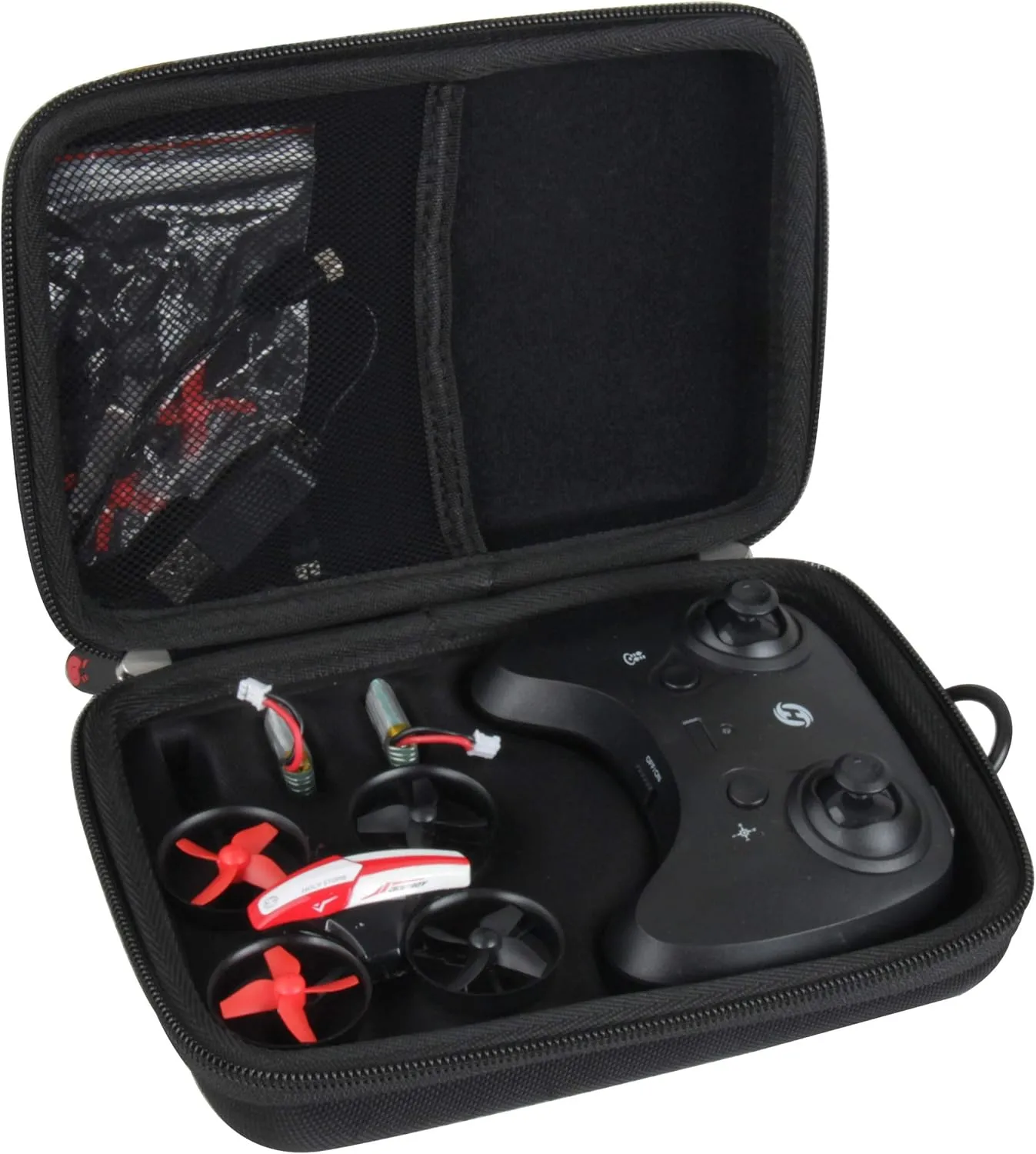 Hermitshell Hard Travel Case for Holy Stone HS210 Mini Drone RC Nano Quadcopter Indoor Small Helicopter Plane (Not Include The Drone) (Black)