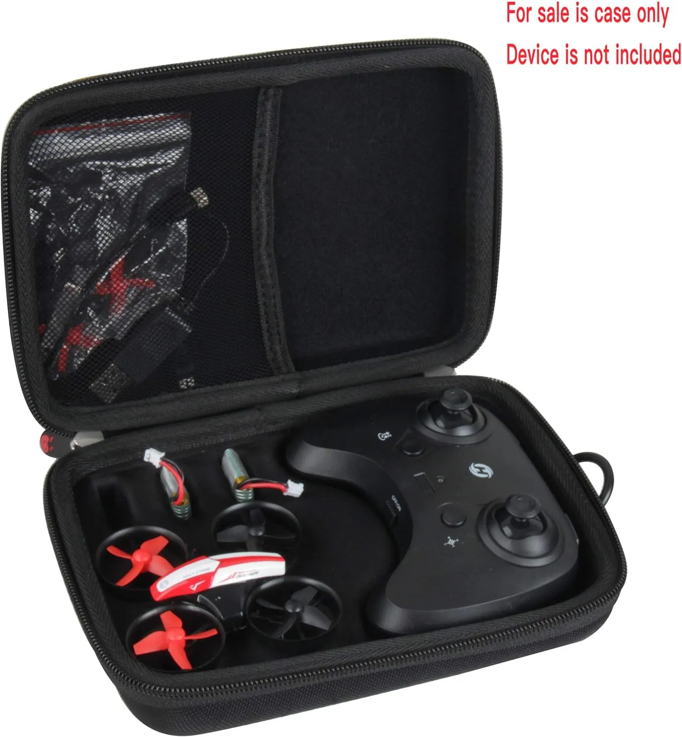 Hermitshell Hard Travel Case for Holy Stone HS210 Mini Drone RC Nano Quadcopter Indoor Small Helicopter Plane (Not Include The Drone) (Black)