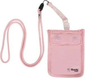 Hidden Travel Bra Wallet for Women - Money Pouch & Secret Pocket for Keys, Money & Valuables - Under Clothes Travel Pouch, Undercover Bra Stash Fits All Bra Sizes - Pink