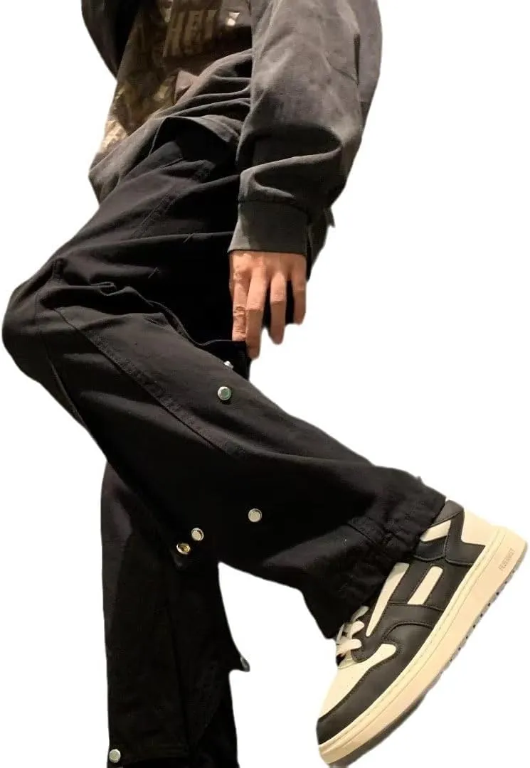 High Street Pants for Men, Aviator Work Pants, Straight Pants